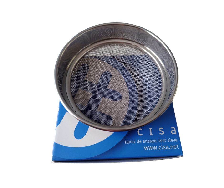 Tamiz 8 pulgadas malla 500 US acero inoxidable CISA TM-0801