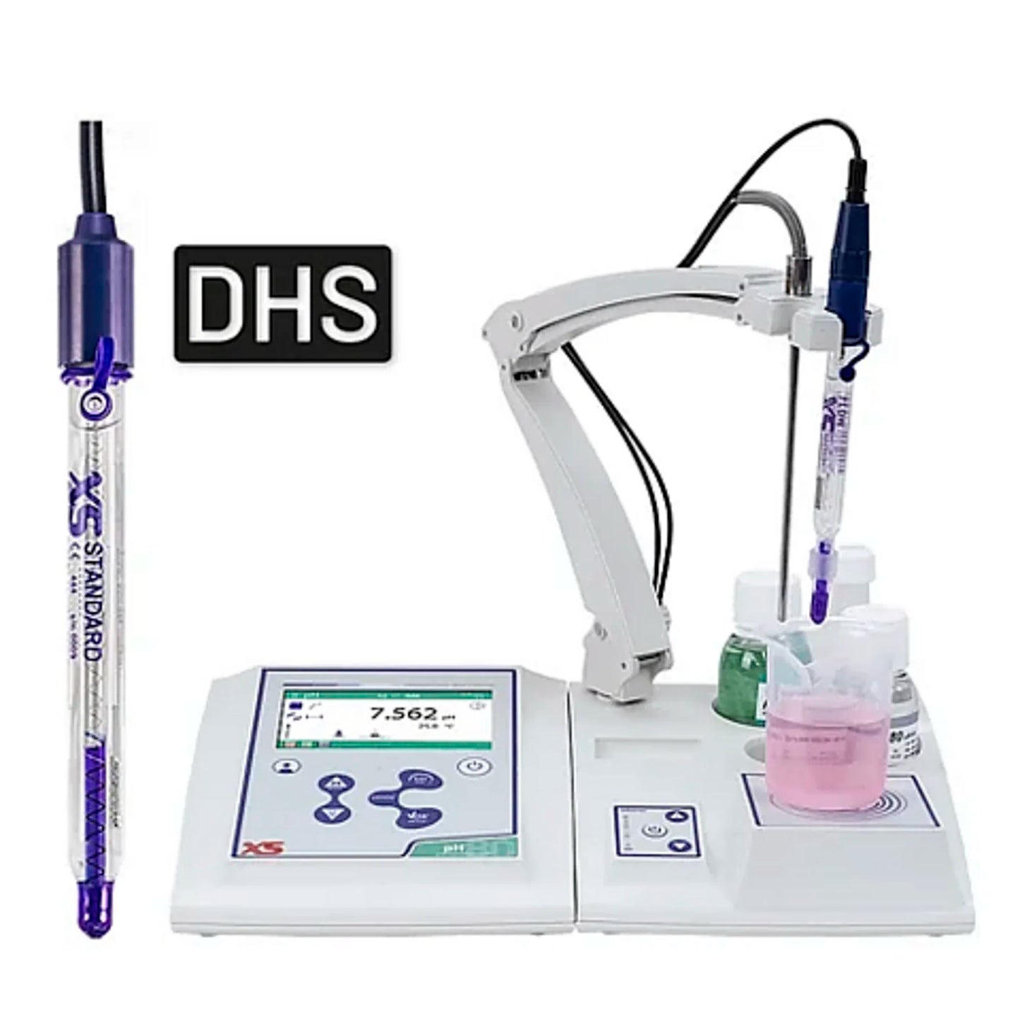 Medidor de pH de Mesa XS1392 pH80 Pro con agitador magnetico y sensor digital