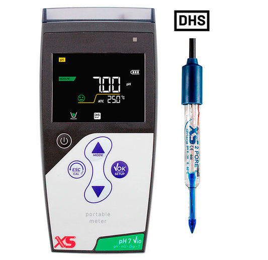 Medidor de pH para alimentos Portatil XS0082 pH7 Vio Food con electrodo digital