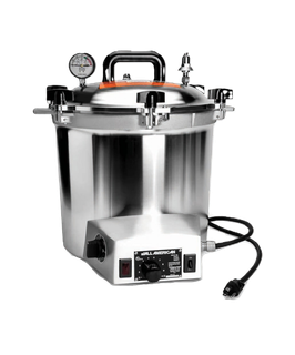 Autoclave de Vapor Eléctrica 24L 120V, Esterilizador de Precisión, 50X-120V