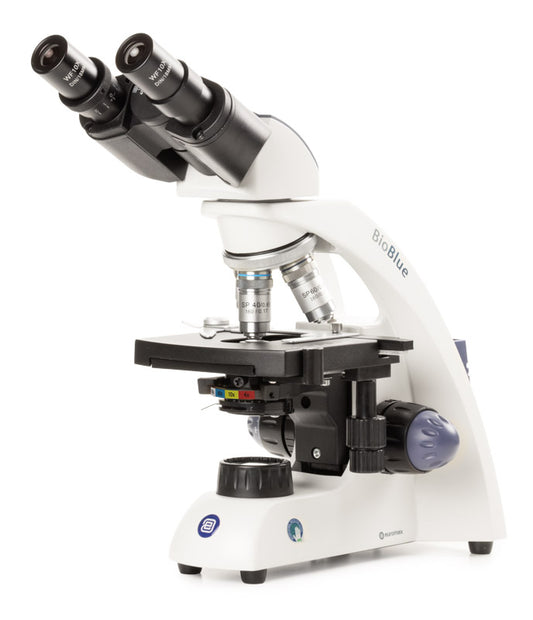 Microscopio Binocular Euromex BioBlue, Óptica 4x-60x Dry y NeoLED™