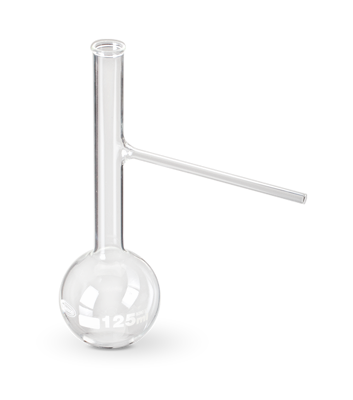 Matraz de destilación Engler 125 ml vidrio de precisión 073.205.01