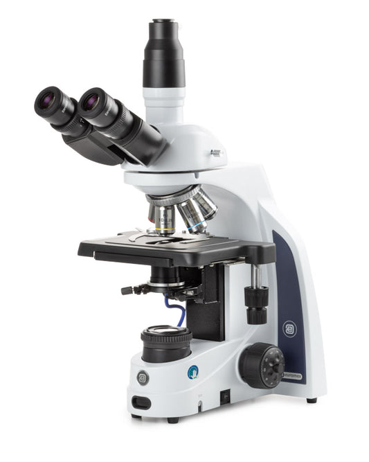 Microscopio Trinocular iScope, Campo Oscuro y Óptica E-Plan 100x IS.1153-EPL/DF