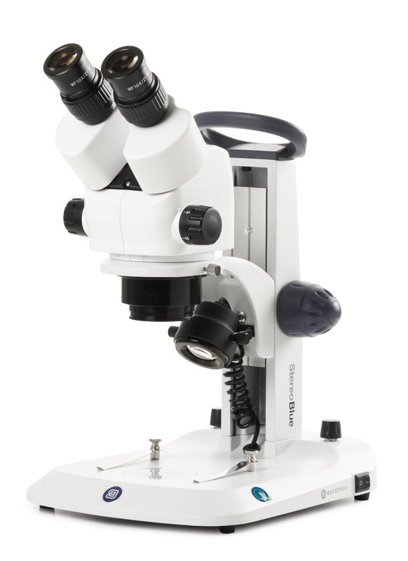 Microscopio Estereoscopio StereoBlue EVO, Zoom Extendido 5x-55x