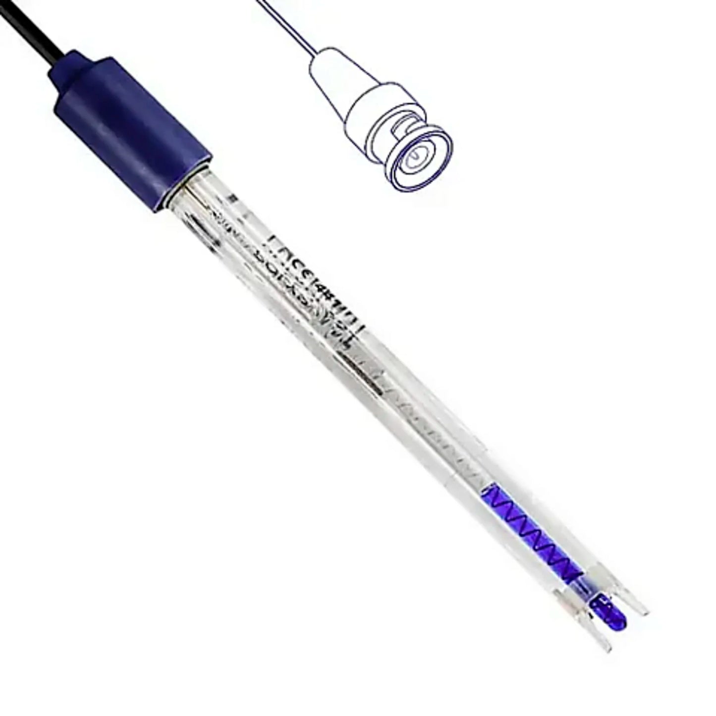 Electrodo de pH de plastico entrada BNC de uso rudo XS0503