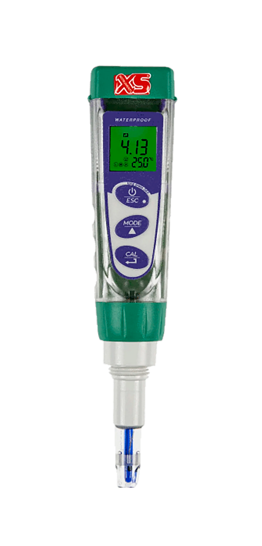 Medidor de pH/mV/Temp de bolsillo XS4053 pH5 Tester Ecopack con ATC