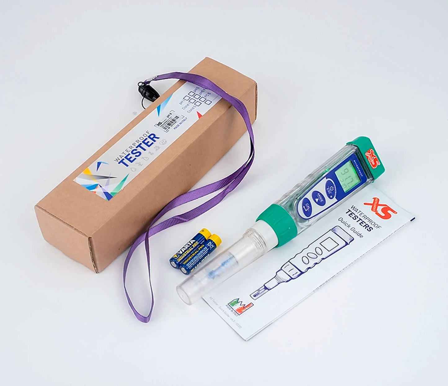 Medidor de pH/mV/Temp de bolsillo XS4053 pH5 Tester Ecopack con ATC