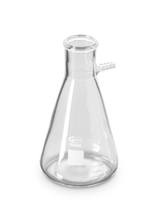 Matraz Kitasato Reforsado 250 ml para filtración al vacío 074.402.04