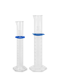 Probeta graduada 100 ml clase A TC doble escala y protección 139.453.04A