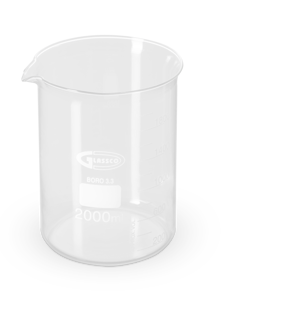 Vaso precipitado 2000 ml vidrio laboratorio 229.402.11