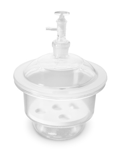 Desecador de vidrio para vacío 150 mm con tapa 250.202.01